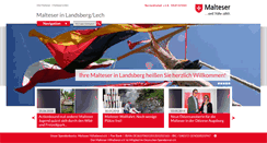 Desktop Screenshot of malteser-landsberg.de